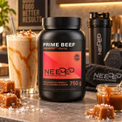 Needed Prime Beef, proszek, smak słony karmel, 750 g