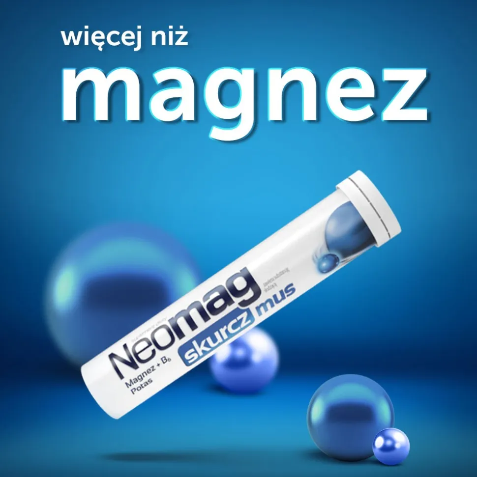 NeoMag Skurcz mus, tabletki musujące, 20 szt.