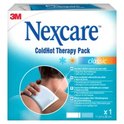 Nexcare ColdHot Therapy Pack Classic, zimno-ciepły okład żelowy wielokrotnego użytku, 11 cm x 26 cm, 1 szt.