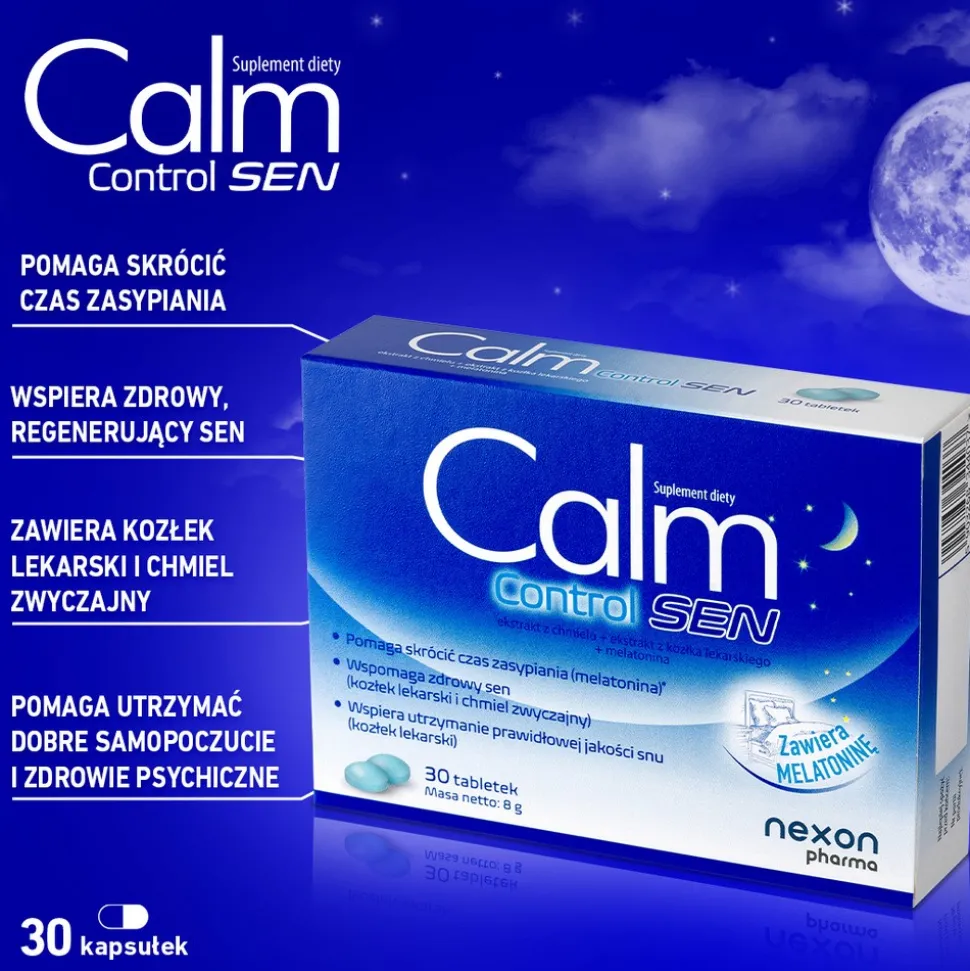 Nexon Pharma Calm Control Sen, tabletki, 30 szt.