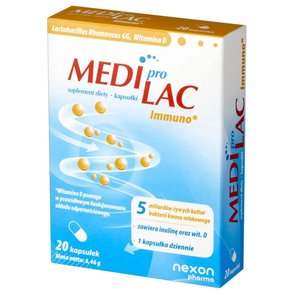 Nexon Pharma Mediprolac Immuno, kapsułki, 20 szt.