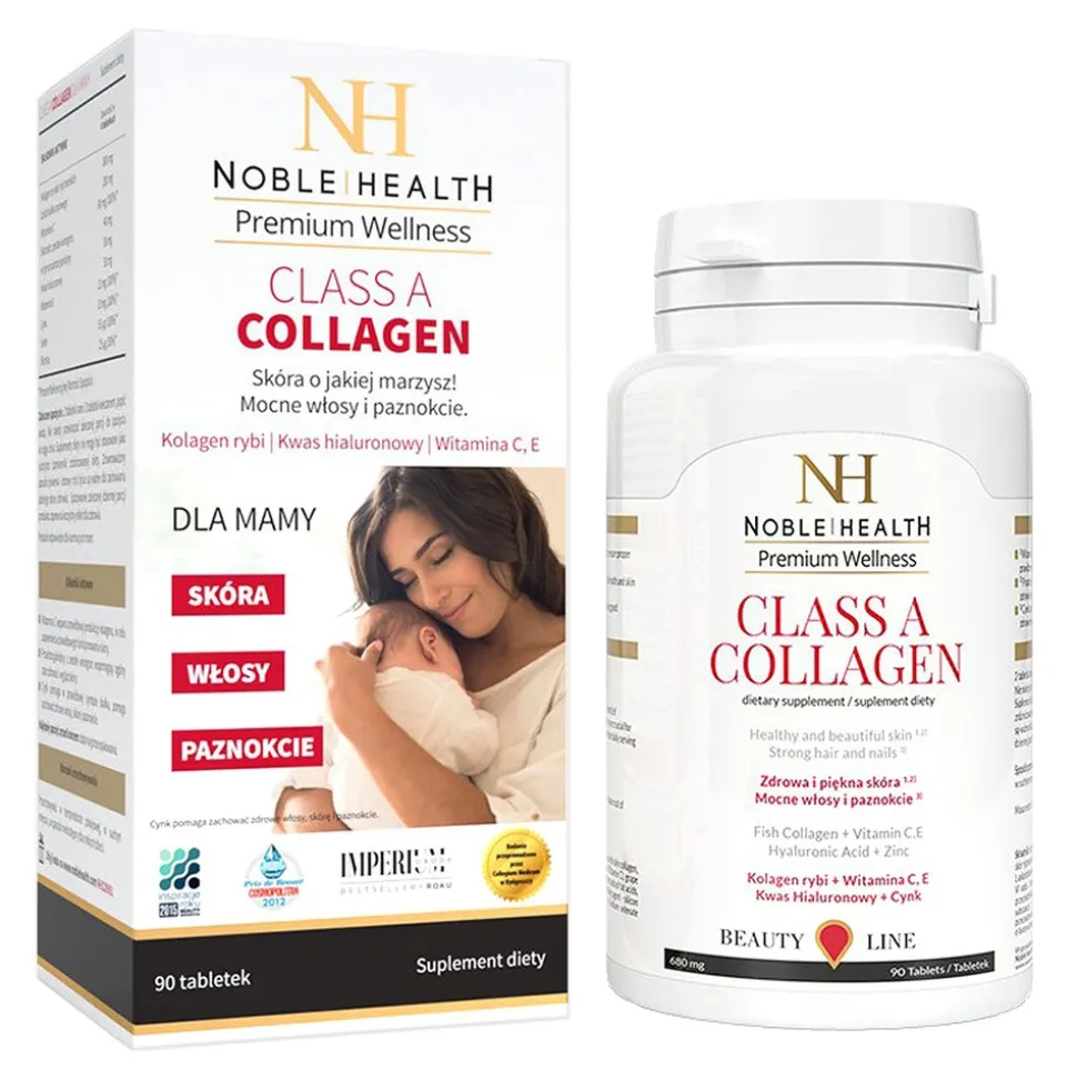 Noble Health Class A Collagen dla Mamy, kapsułki, 90 szt.