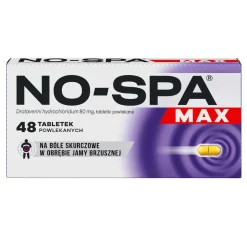 No-Spa Max, 80 mg, tabletki powlekane, 48 szt.