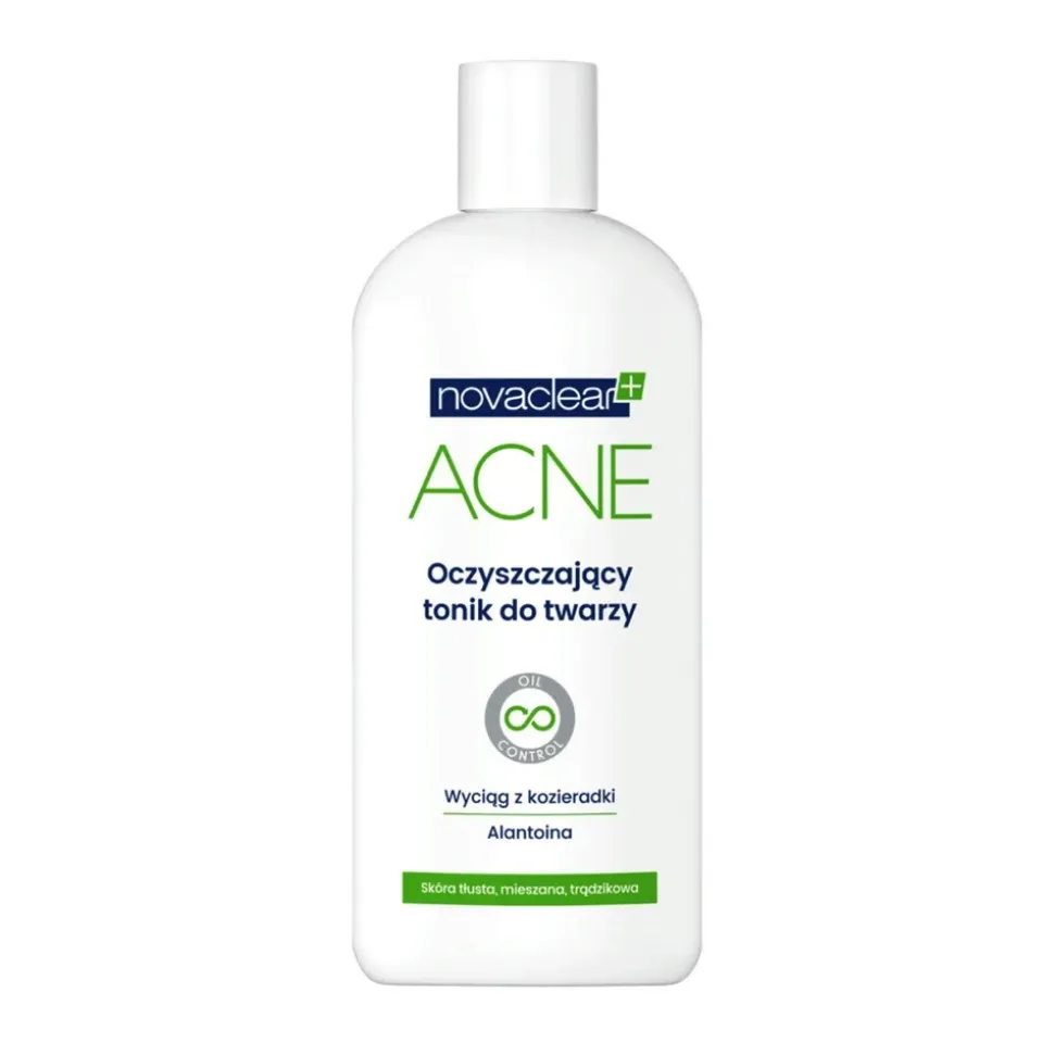 Novaclear Acne, oczyszczający tonik do twarzy, 150 ml