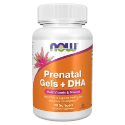 Now Foods, Prenatal Gels + DHA, kapsułki, 90 szt.