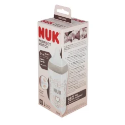 NUK Perfect Match Serce, butelka 260 ml z silikonowym smoczkiem, 1 szt.