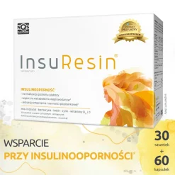 NutroPharma, InsuResin, smak cytrusowy, saszetki + kapsułki, 30 szt. + 60 szt.