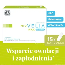 NutroPharma Miovelia NAC Booster, kapsułki, 15 szt.