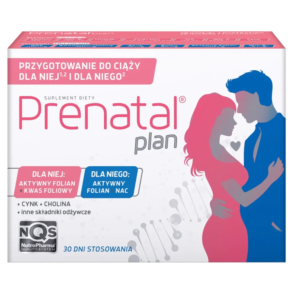 NutroPharma Prenatal Plan, kapsułki, 60 szt.