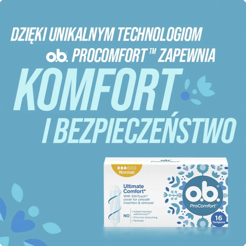 O.B. ProComfort Super, tampony, 16 szt.