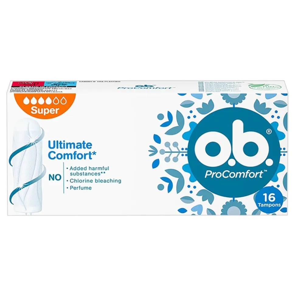 O.B. ProComfort Super, tampony, 16 szt.