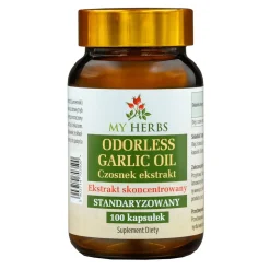 Odorless Garlic Oil, kapsułki, 100 szt.