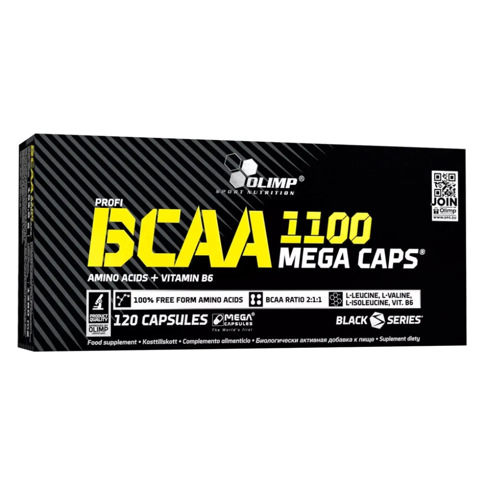 Olimp BCAA 1100 Mega Caps, kapsułki, 120 szt.