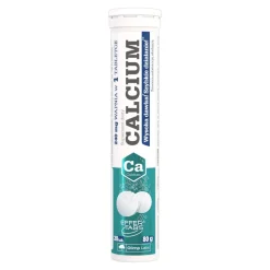 Olimp Calcium, tabletki musujące, smak cytrynowy, 20 szt.