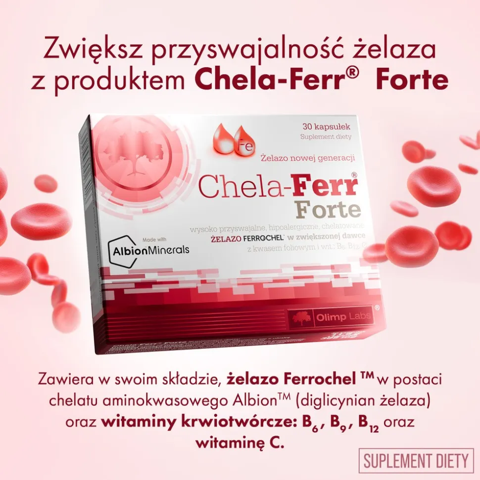 Olimp Chela-Ferr Forte, kapsułki, 30 szt.