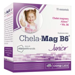 Olimp Chela-Mag B6 Junior, proszek w saszetkach, 15 szt.