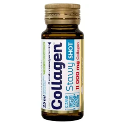 Olimp Collagen Stawy Shot, płyn, smak czarnej porzeczki, 25 ml