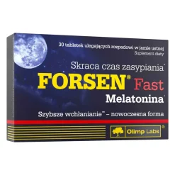 Olimp Forsen Fast Melatonina, tabletki ulegające rozpadowi w jamie ustnej, 30 szt.