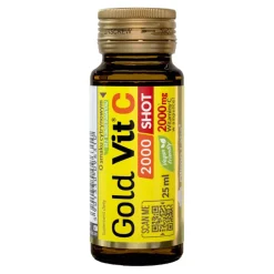 Olimp Gold-Vit C 2000 Shot, płyn, smak cytrynowy, 25 ml