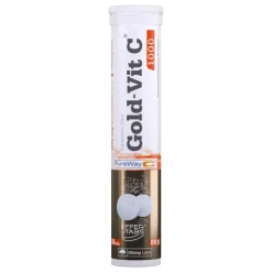 Olimp Gold-Vit C1000, tabletki musujące, smak pomarańczowy, 20 szt.