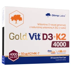 Olimp Gold-Vit D3 + K2 4000, kapsułki, 30 szt.