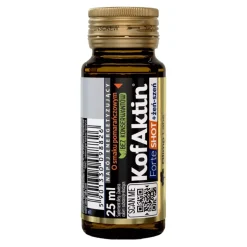 Olimp KofAktin Forte shot + żeń-szeń z sokiem, ampułka z płynem, smak pomarańczowy, 25 ml