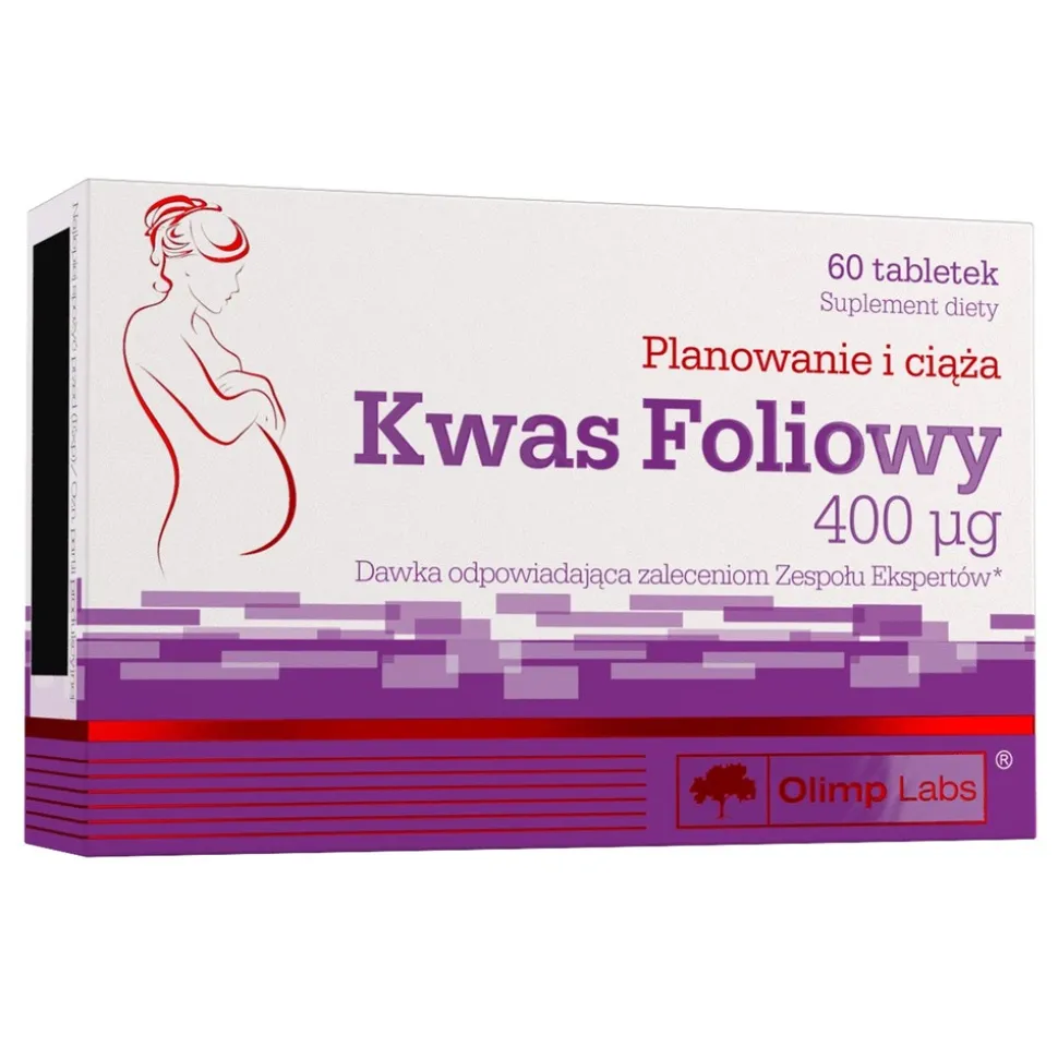 Olimp Kwas foliowy, 400 µg, tabletki, 60 szt.