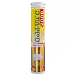 Olimp Labs Gold-Vit C 2000, tabletki musujące, smak pomarańczowy, 20 szt.