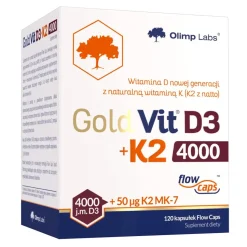 Olimp Labs Gold-Vit D3 + K2 4000, kapsułki, 120 szt.