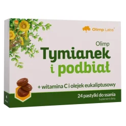 Olimp Labs Tymianek i podbiał, pastylki do ssania, 24 szt.