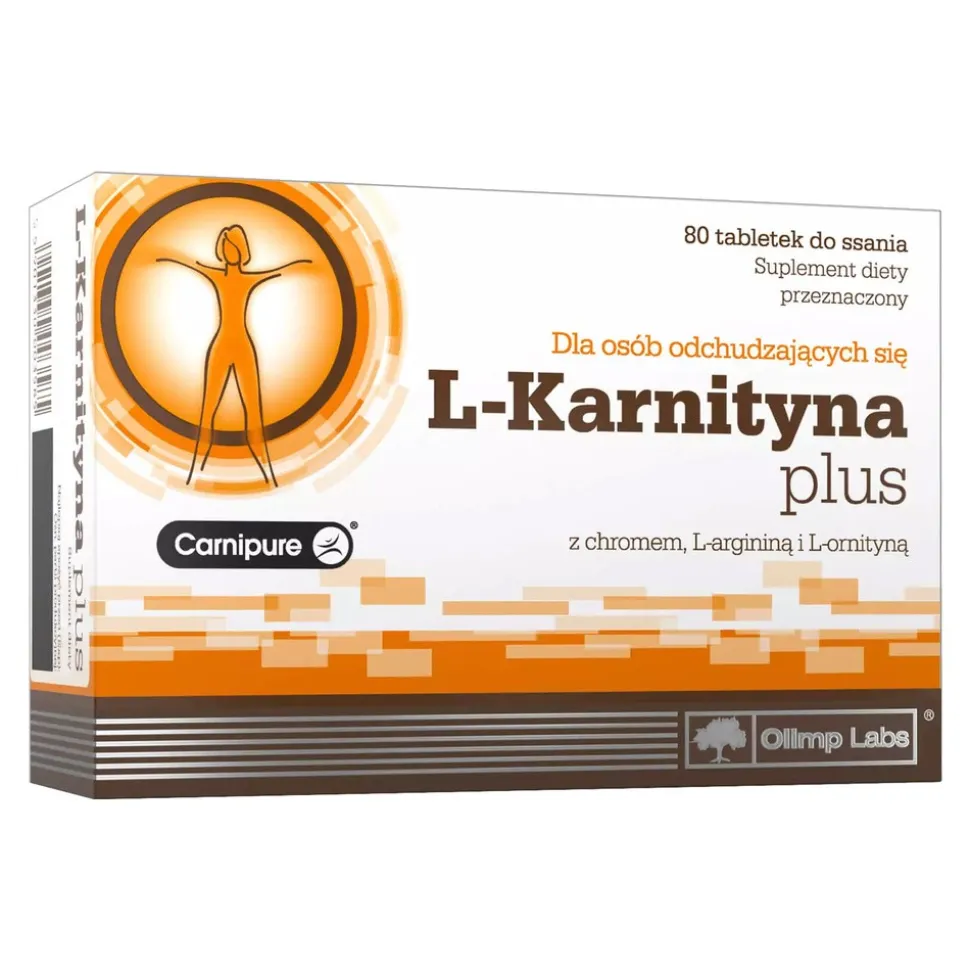 Olimp L-Karnityna Plus, tabletki do ssania, 80 szt.