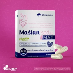 Olimp Maślan sodu MAX, kapsułki, 60 szt.