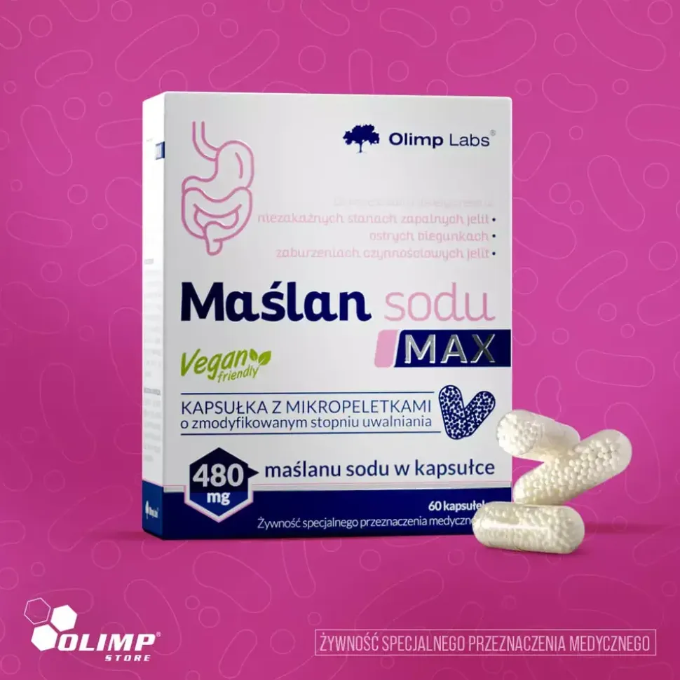 Olimp Maślan sodu MAX, kapsułki, 60 szt.