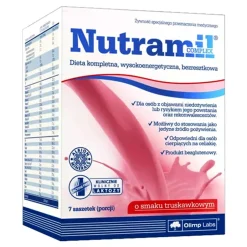 Olimp Nutramil Complex, smak truskawkowy, 7 saszetek