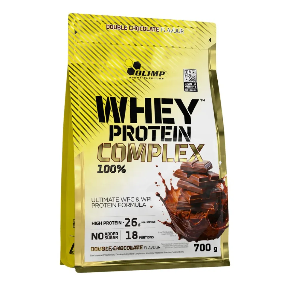 Olimp Whey Protein Complex 100%, proszek, podwójna czekolada, 700 g
