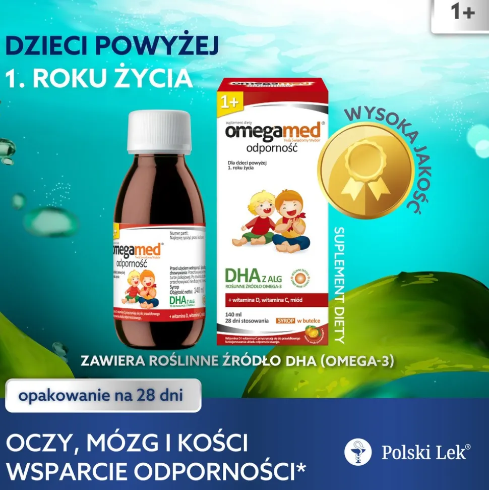 Omegamed Odporność 1+, syrop, 140 ml