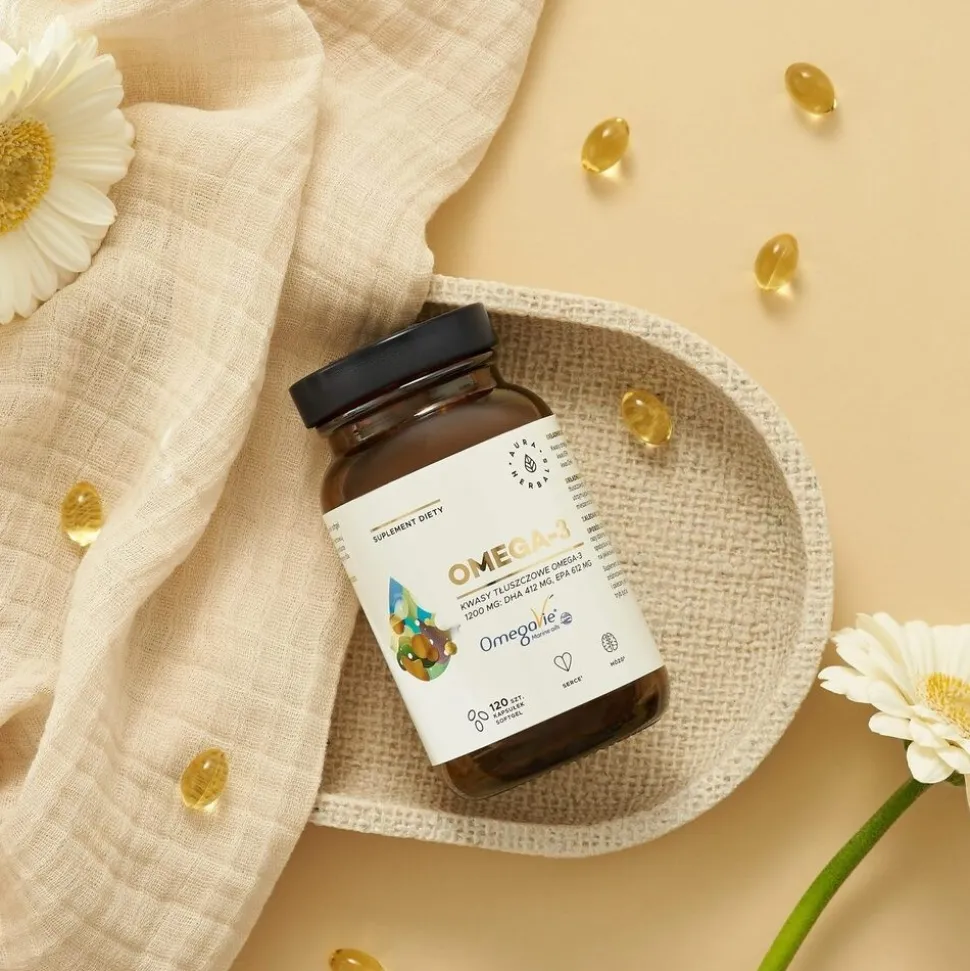 Omega-3 1200 mg, kapsułki miękkie, 120 szt.