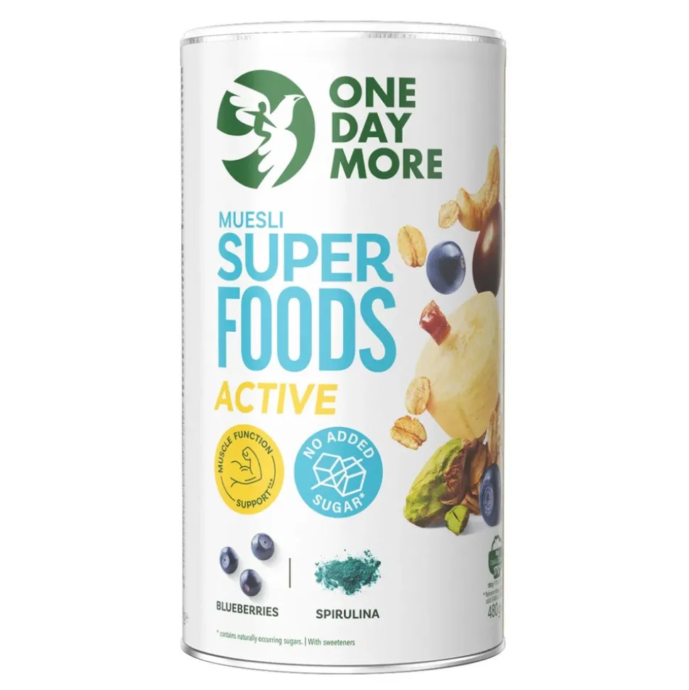 OneDayMore Muesli Superfoods Active, 480 g