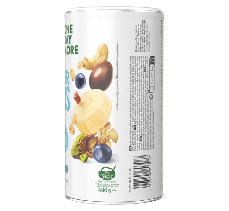 OneDayMore Muesli Superfoods Active, 480 g