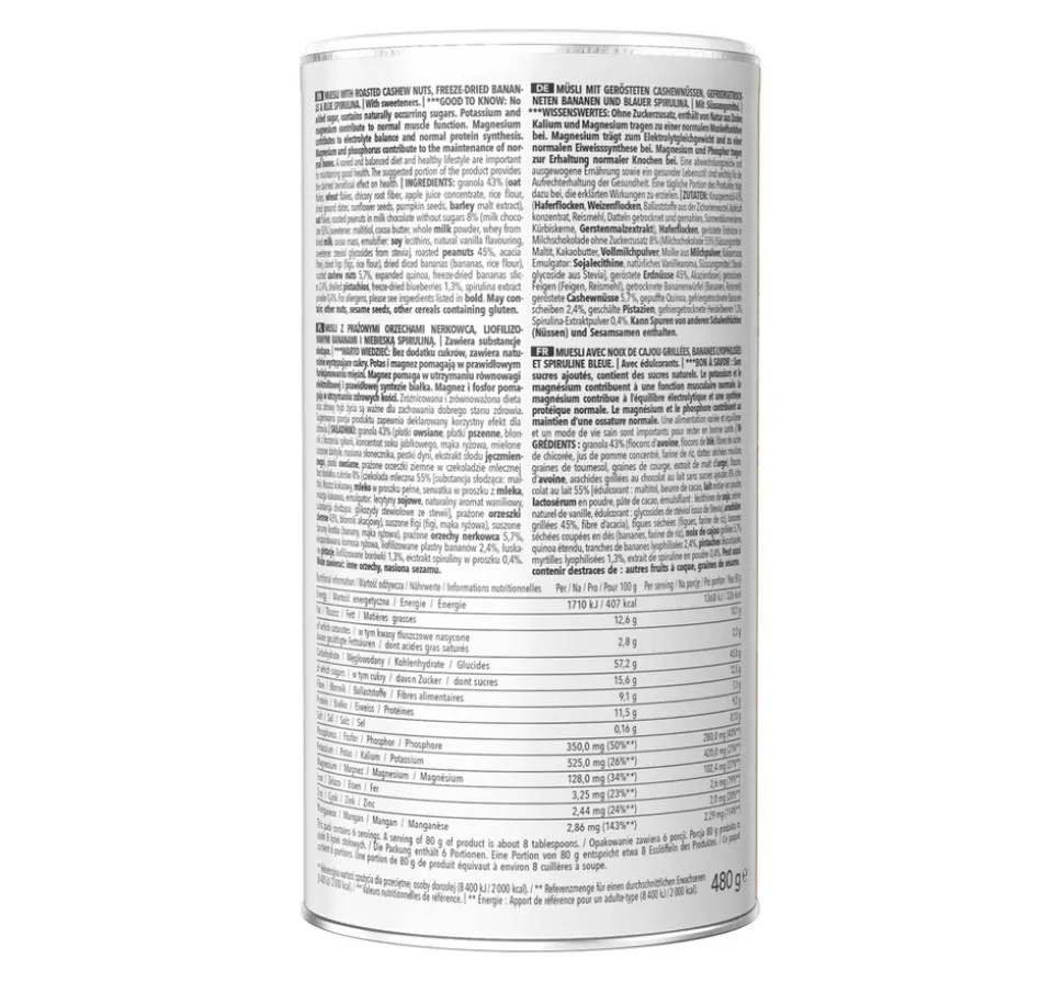 OneDayMore Muesli Superfoods Active, 480 g