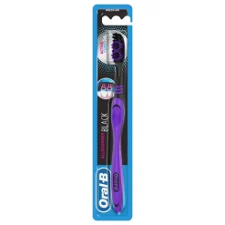 Oral-B Allrounder Black, szczoteczka do zębów, średnia (medium), 1 szt.