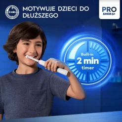 Oral-B, Pro Junior 6+, Frozen, szczoteczka elektryczna