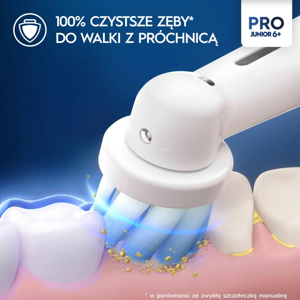 Oral-B, Pro Junior 6+, Frozen, szczoteczka elektryczna