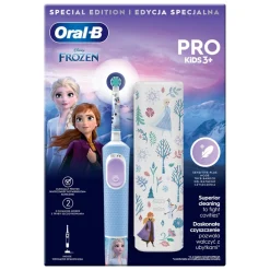 Oral-B, Pro KIds 3+, Frozen, szczoteczka elektryczna + etui