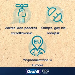 Oral-B, Pro KIds 3+, Spider-Man, szczoteczka elektryczna + etui