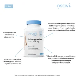 Osavi Ashwagandha Extra 400 mg, kapsułki twarde, 180 szt.
