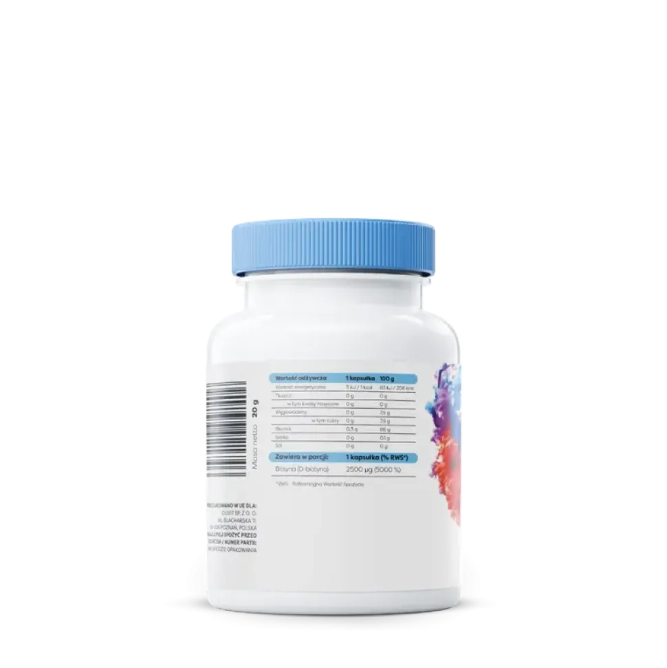 Osavi Biotyna 2500 μg, kapsułki twarde, 60 szt.