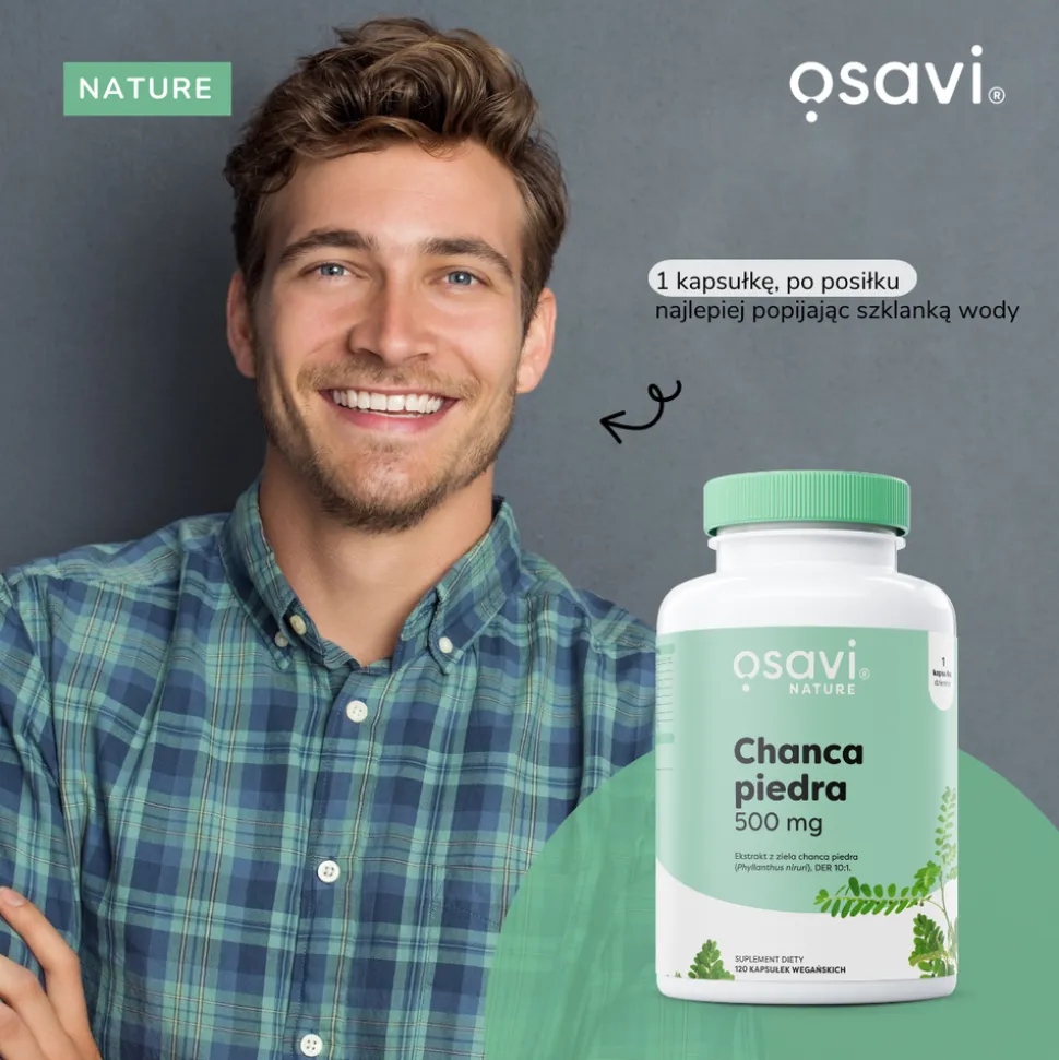Osavi Chanca piedra 500 mg, kapsułki twarde, 60 szt.