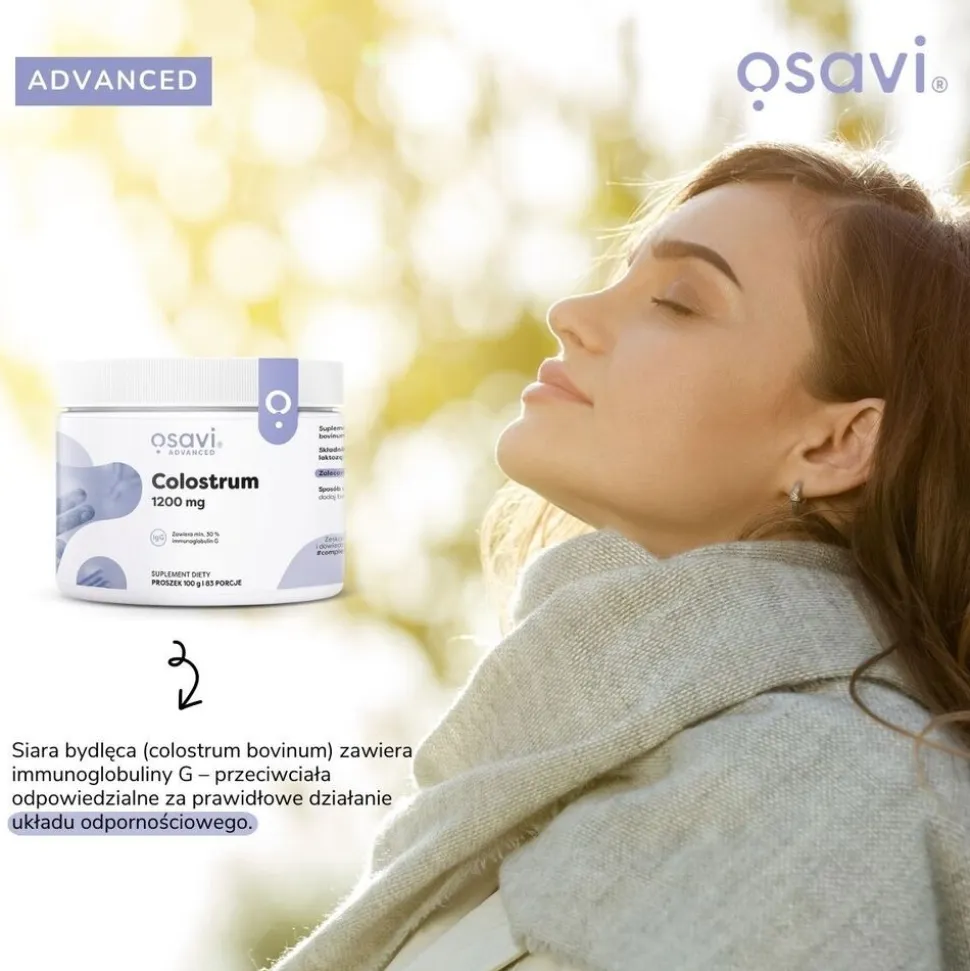 Osavi, Colostrum 1200 mg, proszek, 100 g