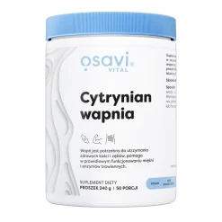 Osavi, Cytrynian wapnia, proszek, 240 g